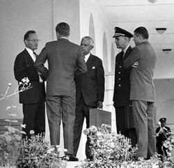 El presidente John F. Kennedy durante la Crisis de los misiles en Cuba