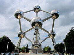 El Atomium, símbolo principal de la Expo 58