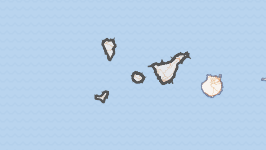 Mapa de la provincia de Santa Cruz de Tenerife