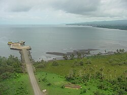 Vista de la costa atlántica