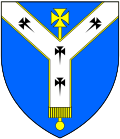 Escudo heráldico oficial del arzobispo de Canterbury