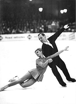 Belousova y Protopopov en los Juegos Olímpicos de 1968