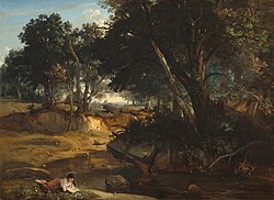 Pintura del bosque