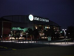 Interior del AT&T Center
