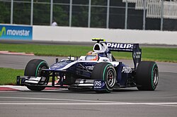 Hülkenberg pilotando un Williams en 2010