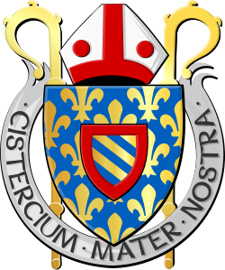 Escudo y representación representativa de la Orden del Císter