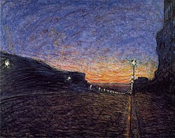 Obra pictórica Hornsgatan pintada por Jansson en 1902