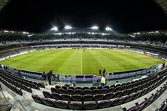 Vista exterior del Estadio Constant Vanden Stock