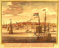 Representación histórica de Nueva Ámsterdam