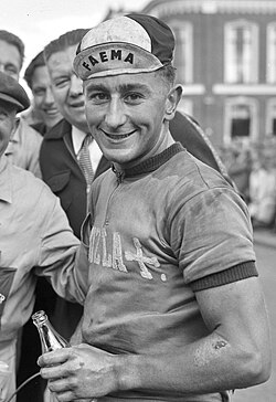 Retrato del ciclista Willy Vannitsen