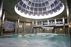 El Palacio del Agua en el Balneario de Mondariz, Galicia