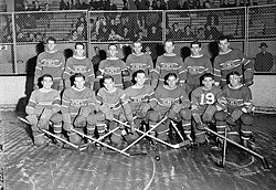 Fotografía de la plantilla de los Montreal Canadiens en 1942