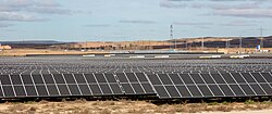Estación fotovoltaica en Frechilla de Almazán, Soria, España