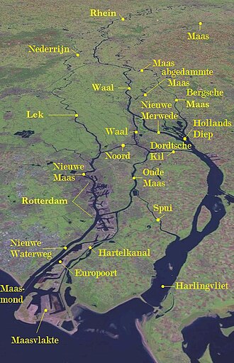 Vista aérea del delta