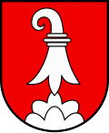 Escudo oficial de armas de la ciudad de Delémont