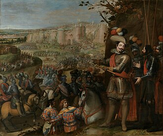 Representación histórica relacionada con el Sitio de Rheinfelden