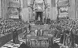 Representación histórica del Concilio Vaticano I