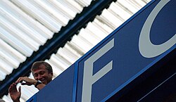 Roman Abramovich en Stamford Bridge