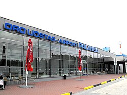 Instalaciones del aeropuerto regional cercano a Klaipėda