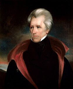 Retrato del General Andrew Jackson.
