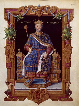 Retrato histórico de Clotario I