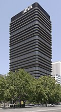 Detalle de la arquitectura de las torres en AZCA