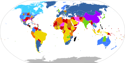 Mapa mundial que muestra la legalidad del aborto inducido según el territorio