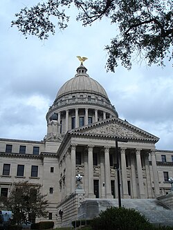 Capitolio del estado de Misisipi en Jackson