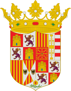 Escudo de armas tras la incorporación de Navarra
