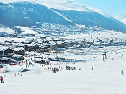 Paisaje montañoso de Livigno
