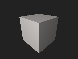 Modelo 3D de un cubo mostrando sus vértices y aristas.
