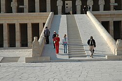 Rampa del Templo de Hatshepsut en Egipto