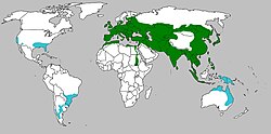 Mapa de distribución del jabalí