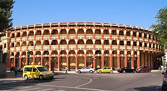 Vista exterior de la Plaza de toros de la Misericordia