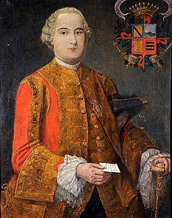 Fermín Francisco de Carvajal Vargas, Duque de San Pedro, criollo nacido en la Capitanía General de Chile