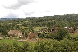 Vista general del pueblo de Lasaosa