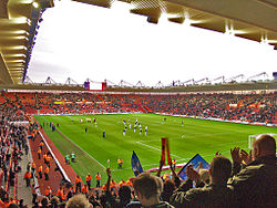 Exterior del St. Mary's Stadium en Southampton