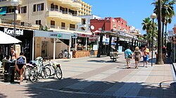 Zona peatonal de Cala Millor