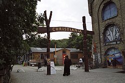 Entrada a la Ciudad Libre de Christiania