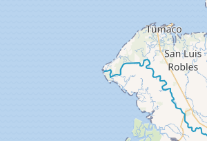 Mapa de localización geográfica del Río Mira