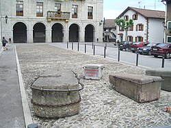 Diferentes tipos de piedras en Astigarraga.