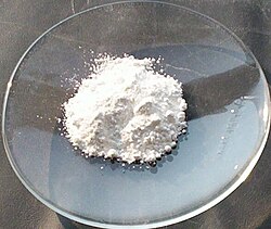 Polvo de óxido de zinc