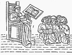 Enseñanza medieval