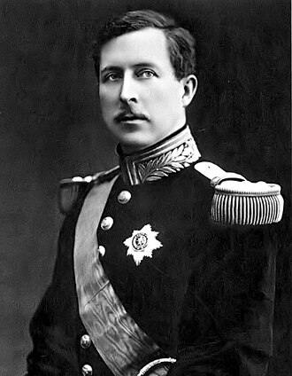 Retrato oficial de Alberto I de Bélgica
