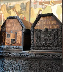 Tumba de Sancho el Mayor en el Monasterio de San Salvador de Oña.