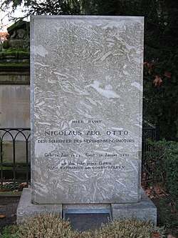 Sepultura de Nicolaus Otto en Colonia