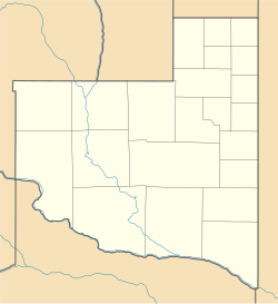 Mapa de ubicación de Santa Rosa en la Provincia de La Pampa