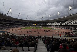 Vista general de las instalaciones relacionadas con los Juegos Olímpicos de Londres 2012.