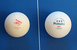 Pelota de tenis de mesa