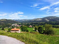 Paisaje de clima oceánico en Cantabria
